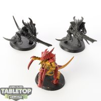 Tyraniden - 3 - Tyranid Warriors - teilweise bemalt