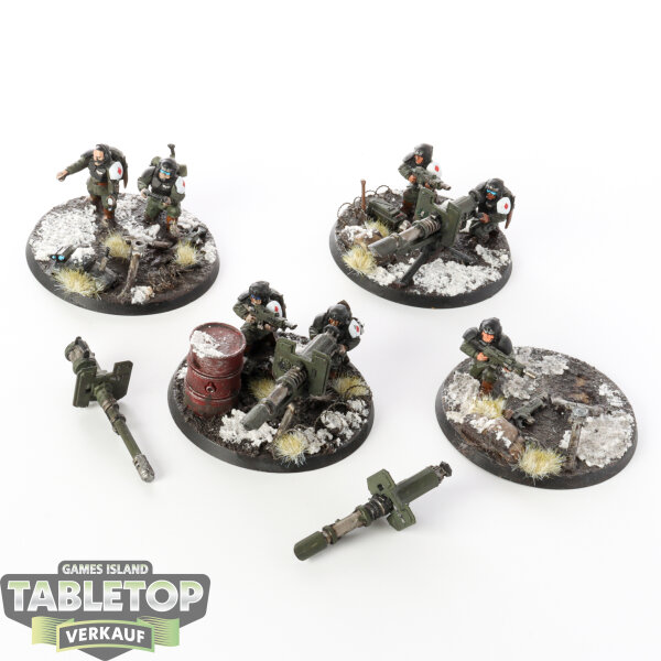 Astra Militarum - 4 - Heavy Weapons Squad (Classic) - bemalt