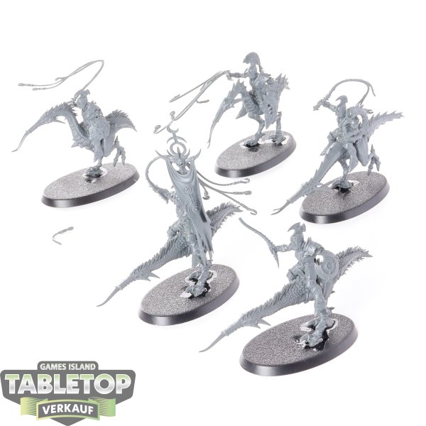 Hedonites of Slaanesh - 5 x Hellstriders of Slaanesh - unbemalt