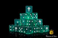 Baron of Dice - Spectral Knight 16mm Square Corner Dice (25)