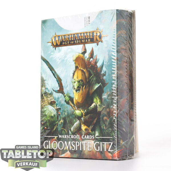 Gloomspite Gitz - Warscroll Cards: Gloomspite Gitz - Originalverpackt / Neu