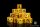 Baron of Dice - Gold Company 16mm Square Corner Dice (25)