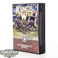 Kings of War - 3 x Ogre Berserker Braves - im Gussrahmen