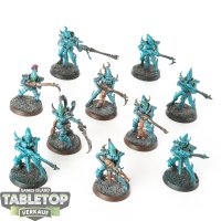 Drukhari - 10 x Kabalite Warriors - teilweise bemalt