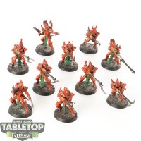 Drukhari - 10 x Kabalite Warriors - teilweise bemalt