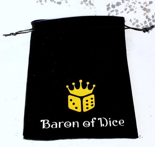 Baron of Dice - Premium Black Dice Bags - Original - Black