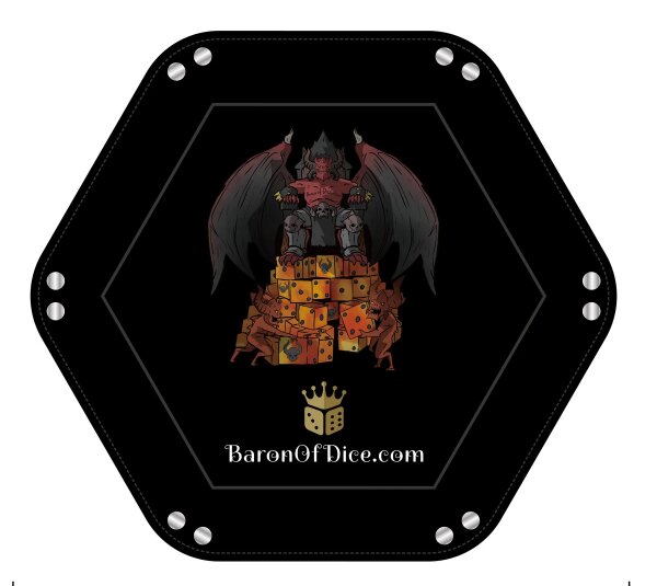 Baron of Dice - Premium Dice Trays - Skull Throne