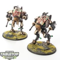 Chaos Knights - 2 War Dog Executioners - bemalt