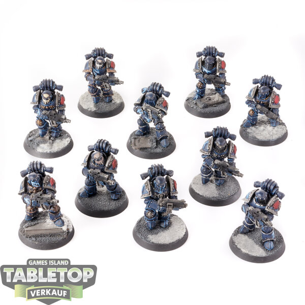 Horus Heresy - 10 x Night Lords Legion MKIII Tactical Squad klassisch - bemalt