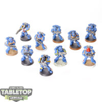 Space Marines - 10 Tactical Squad - bemalt