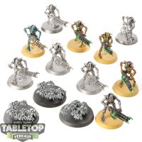 Necrons - 10 Necron Warriors 3 Scarab Swarms - teilweise...