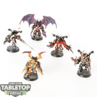 Chaos Space Marines - 5 x Possessed klassisch - bemalt