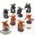 Chaos Space Marines - 8 x Khorne Berzerkers klassisch - teilweise bemalt