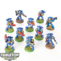 Space Marines - 10 x Tactical Squad klassisch - bemalt