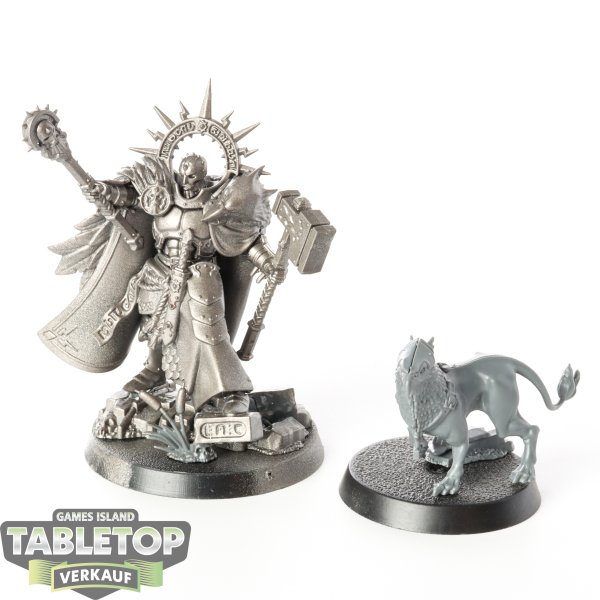 Stormcast Eternals - Lord-Imperatant with Gryph-hound - teilweise bemalt