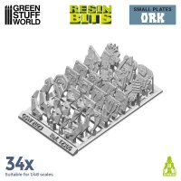 Green Stuff World - 3D printed set - Small Ork plates