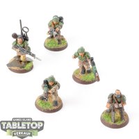 Astra Militarum - 5 x Cadian Command Squad klassisch -...