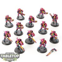 Tau Empire - 12 - Fire Warriors - gut bemalt