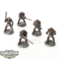 Necromunda - 5 - Palanite Enforcer Patrol - gut bemalt