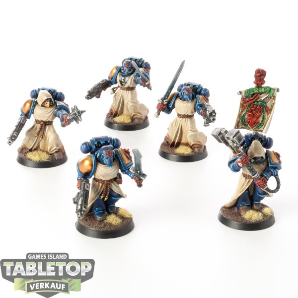 Space Marines - 5 Company Veterans - gut bemalt