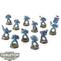 Space Marines - 11 Tactical Squad - gut bemalt