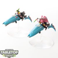 Craftworlds - 2 x Skyweavers - teilweise bemalt