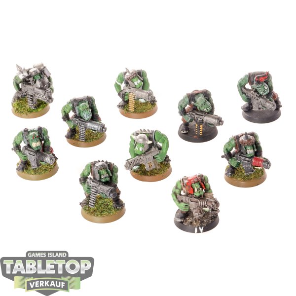 Orks - 10 - Ork Boyz - bemalt