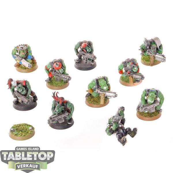 Orks - 10 - Ork Boyz - bemalt