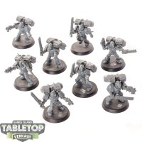 Space Marines - 8 x Assault Squad klassisch - unbemalt