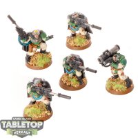 Dark Angels - 5 x Scouts with Sniper Rifles - bemalt