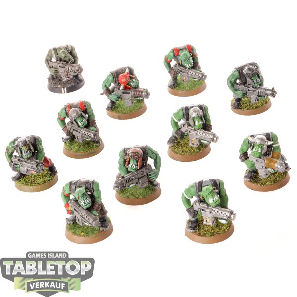 Orks - 11 - Boyz  - bemalt