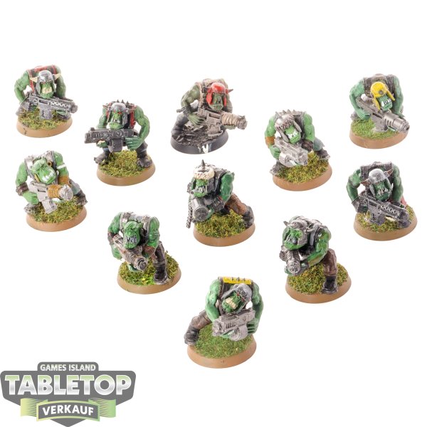 Orks - 11 - Boyz  - bemalt