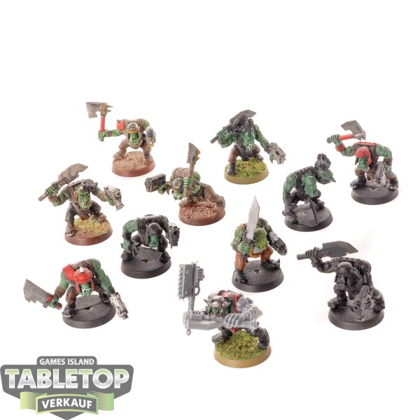 Orks - 11 - Boyz  - bemalt