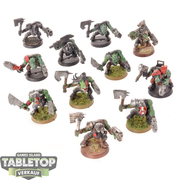 Orks - 11 - Boyz  - bemalt