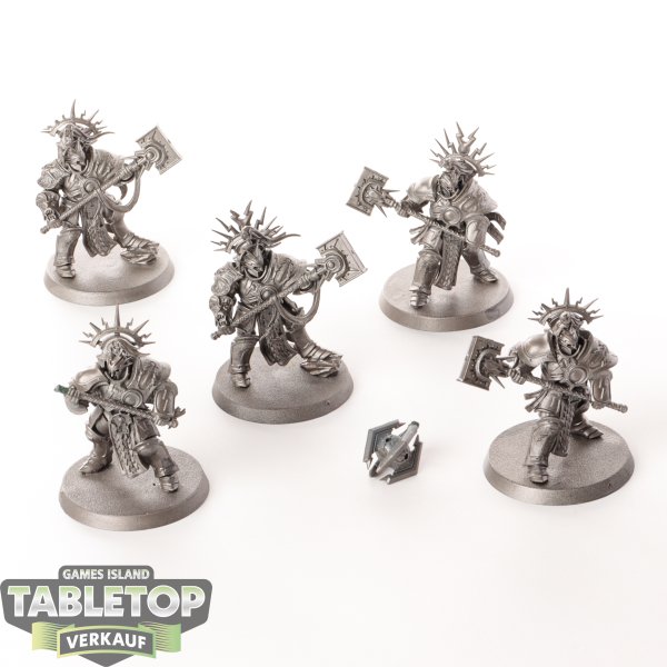 Stormcast Eternals - 5 x Retributors - grundiert