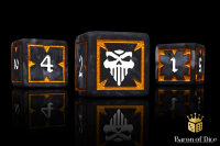 Baron of Dice - Official BFTBG, Black 16mm Square Corner...