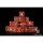 Baron of Dice - Official BFTGB, Red 16mm Square Corner Dice (25)