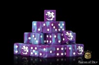 Baron of Dice - Clawed Serpent 16mm Square Corner Dice (25)