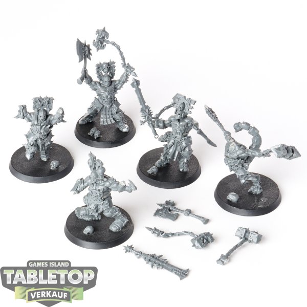 Blades of Khorne - 5 x Wrathmongers - unbemalt