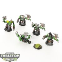 Orks - 5 x Ork Nobz klassisch - bemalt