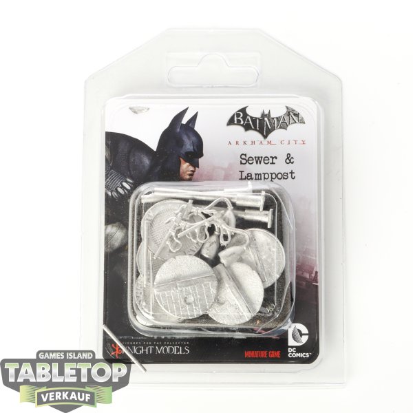 Sonstige - Batman Miniature Game:  Sewer and Lamppost - Originalverpackt / Neu