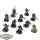 Astra Militarum - 10 x Cadian Shock Troops klassisch - teilweise bemalt
