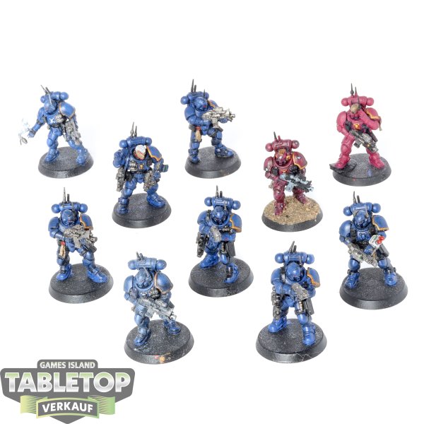 Space Marines - 10 Primaris Infiltrators - bemalt