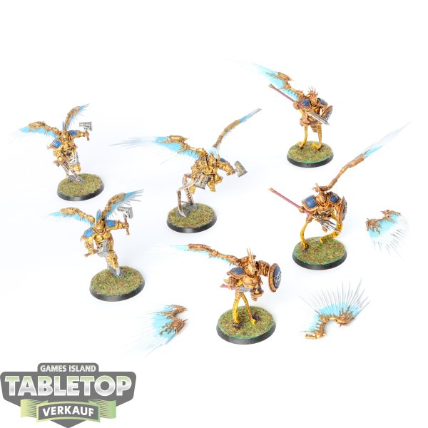 Stormcast Eternals - 6 Prosecutors with Celestial Hammers - bemalt