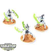 Necrons - 3 x Skorpekh Destroyers - bemalt