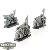 Dark Angels - 3 x Ravenwing Bike Squadron - unbemalt