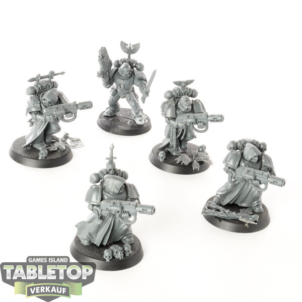 Dark Angels - 5 x Company Veterans - unbemalt