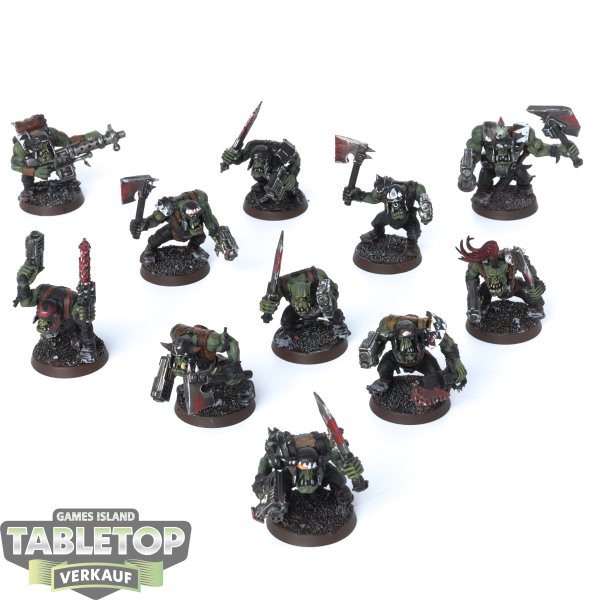 Orks - 11 - Ork Boyz - bemalt