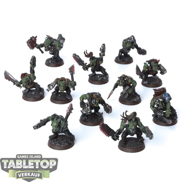 Orks - 11 - Ork Boyz - bemalt