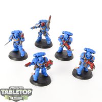 Space Marines - 5 Primaris Intercessors - bemalt